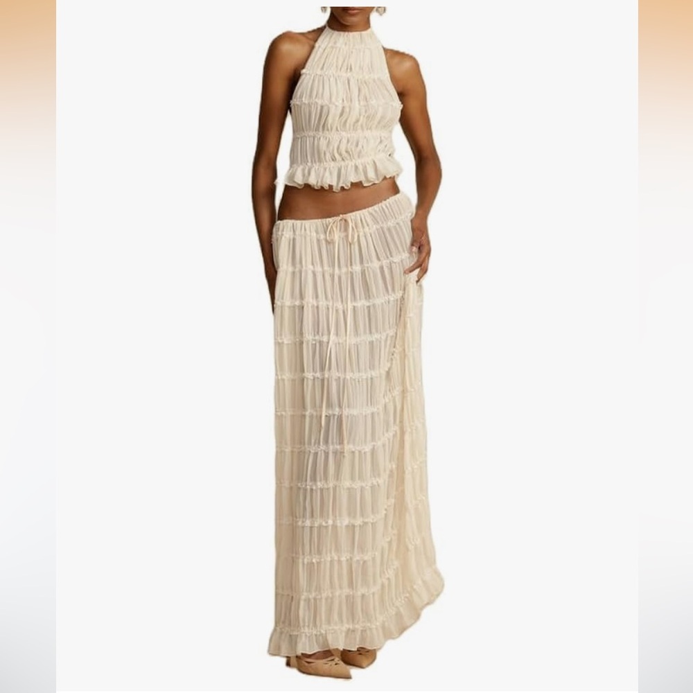 NWT Halter Top and Skirt Set